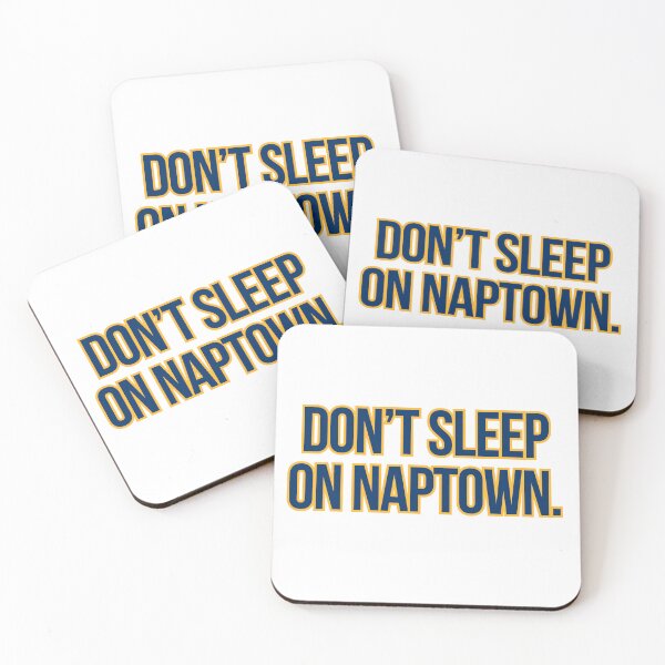 Item preview, Don’t Sleep on Naptown Blue and Gold designed and sold by Kipepeo Design Ltd..