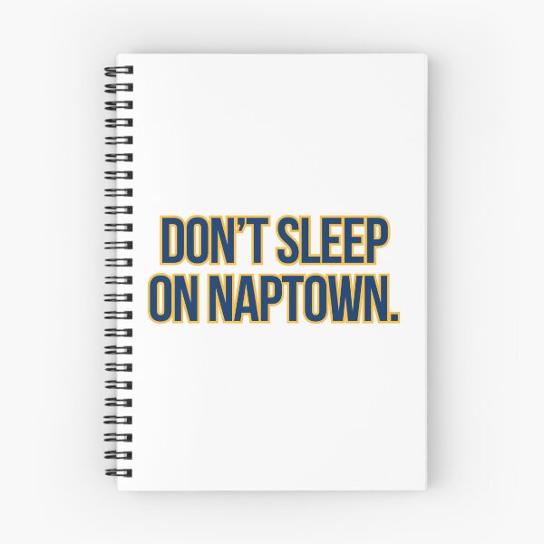 Item preview, Don’t Sleep on Naptown Blue and Gold designed and sold by Kipepeo Design Ltd..