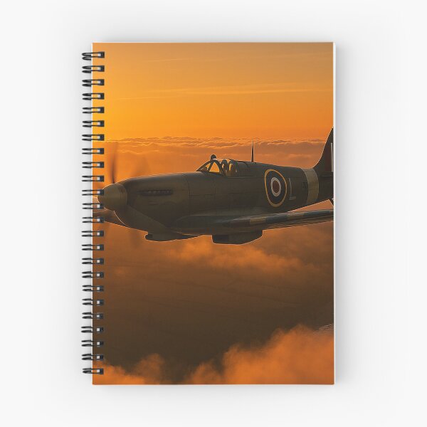 Artikelvorschau, Spitfire Sonnenuntergang Himmel BBMF entworfen und verkauft von Skyframe Aviation.