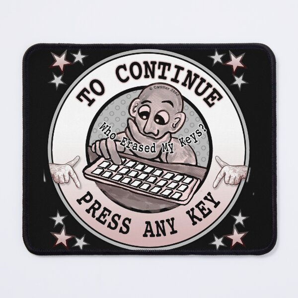 Item preview, Computer Press Any Key designed and sold by artmuvz.