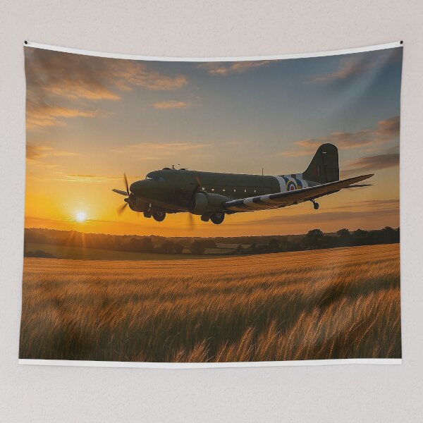 Item preview, Dakota Wheatfield Sunset BBMF designed and sold by Skyframe Aviation.