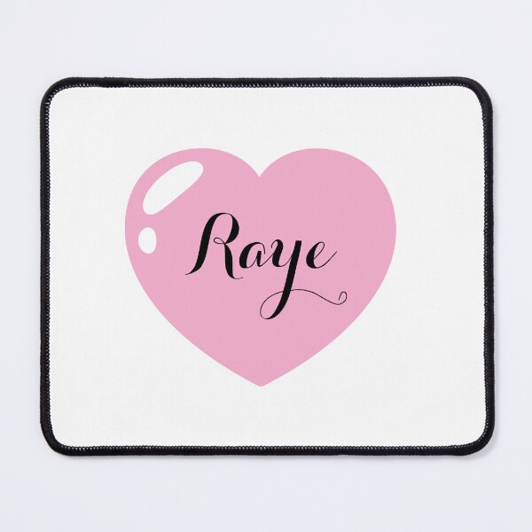 Item preview, Raye Name with Pink Heart designed and sold by Artbymonika.