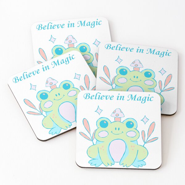 Item preview, Believe in Magic Frog Blue designed and sold by Laughing Moon Giftables.
