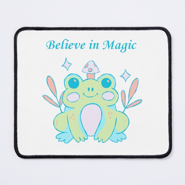 Item preview, Believe in Magic Frog Blue designed and sold by Laughing Moon Giftables.