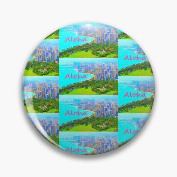 Item preview, Waikiki Bay From Diamond Head VIII designed and sold by R-F-B.