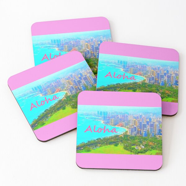 Item preview, Waikiki Bay From Diamond Head VIII designed and sold by R-F-B.