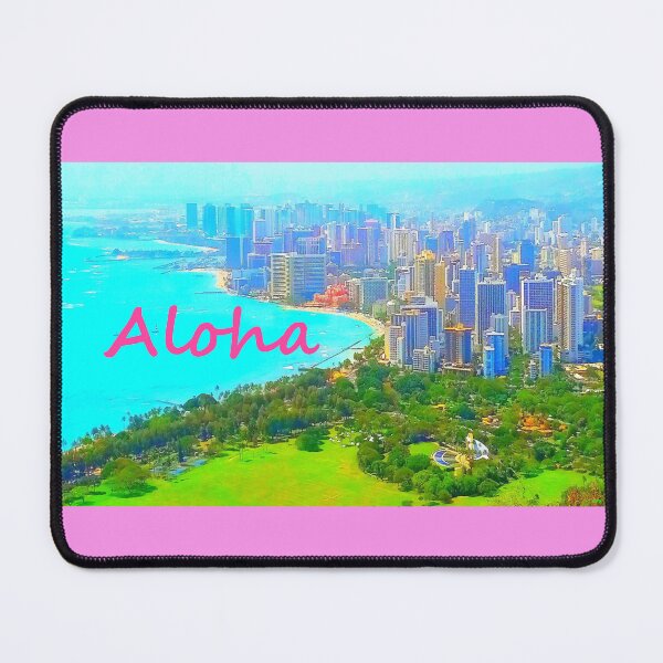 Item preview, Waikiki Bay From Diamond Head VIII designed and sold by R-F-B.