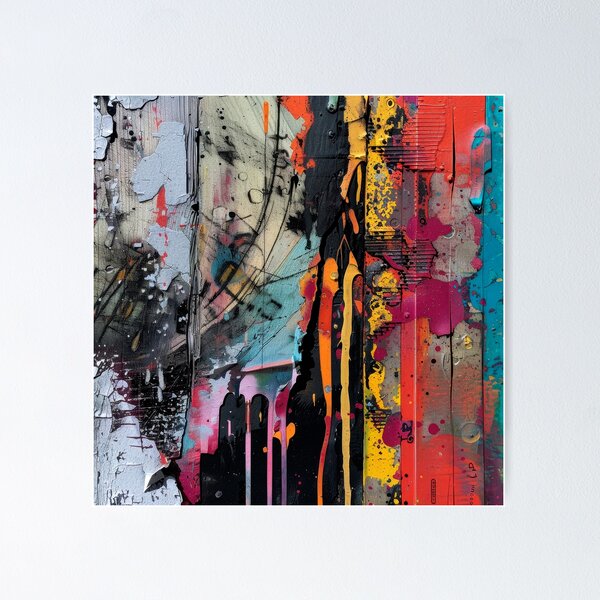 Item preview, Cyberpunk Futuristic Bold And Edgy Abstract Street Artz designed and sold by DEC02.