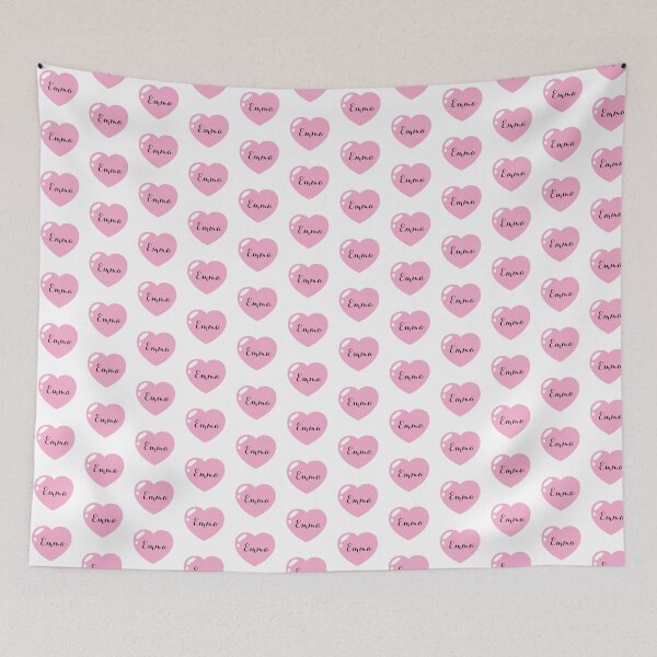 Item preview, Emma Name with Pink Heart  designed and sold by Monika Howarth.