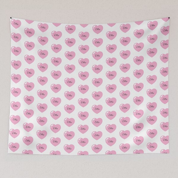Item preview, Ella Name with Pink Heart  designed and sold by Monika Howarth.