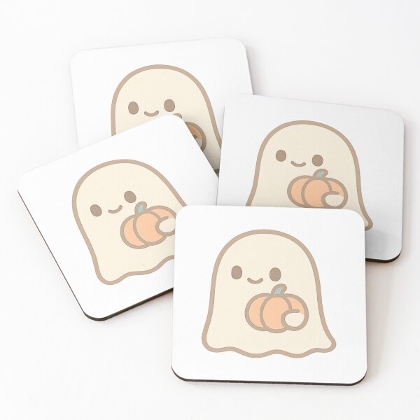Item preview, Pumpkin Ghost Cute Kawaii Halloween designed and sold by Vendeloc.