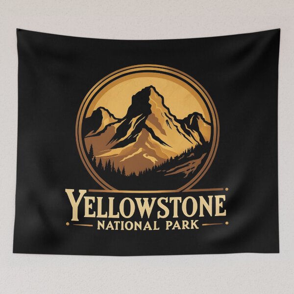 Item preview, Yellowstone National Park - US  designed and sold by GoodOldVintage.