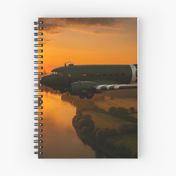 Artikelvorschau, Dakota River Sonnenuntergang BBMF entworfen und verkauft von Skyframe Aviation.