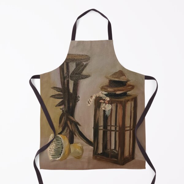 Item preview, Oil Painting Still Life Alla Prima-Art Print-Candle holder and Rustic Lantern.  designed and sold by MaritzaGoodIdea.