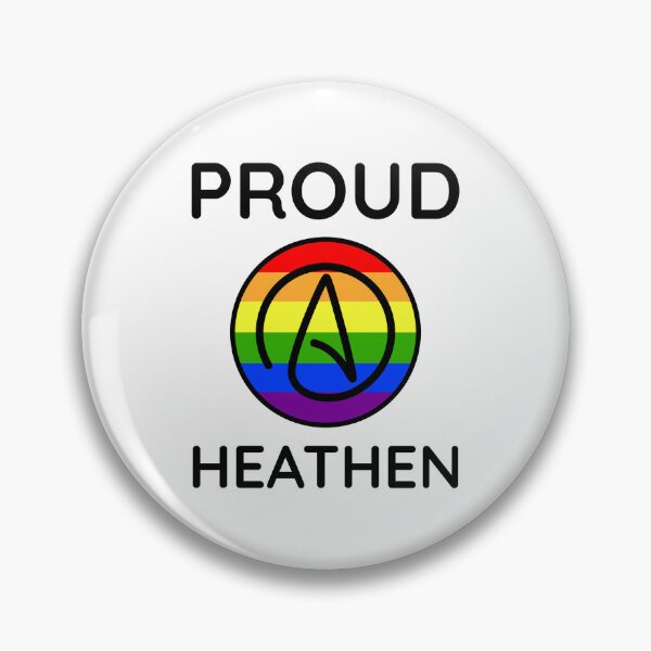 Item preview, Proud heathen atheist design  designed and sold by Rachel the Artist .