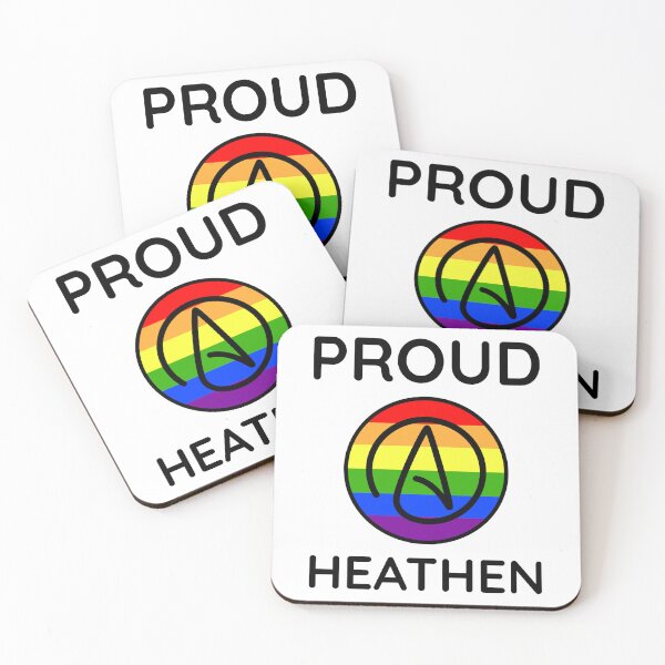 Item preview, Proud heathen atheist design  designed and sold by Rachel the Artist .
