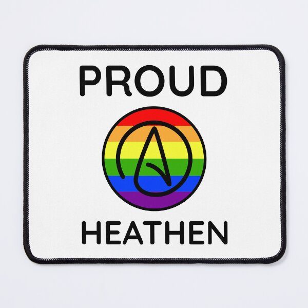 Item preview, Proud heathen atheist design  designed and sold by Rachel the Artist .