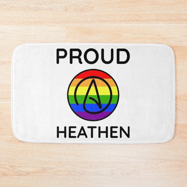 Item preview, Proud heathen atheist design  designed and sold by Rachel the Artist .