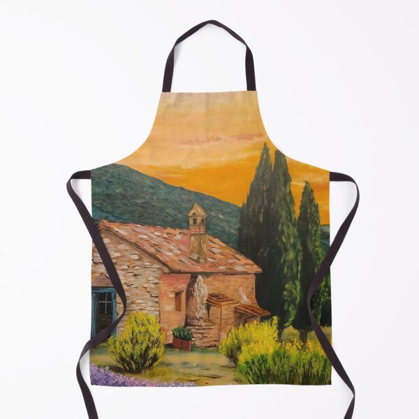 Item preview, Oil Radiant Underpainting -Art Print-House in the Country designed and sold by MaritzaGoodIdea.