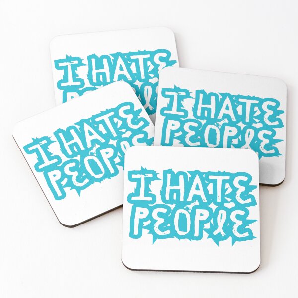 Item preview, I Hate People Funny Introvert Sarcastic Quote Design designed and sold by Kimagure13.