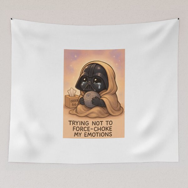 Item preview, Trying Not to Force-Choke My Emotions – Sad Baby Vader designed and sold by MAVNALE.