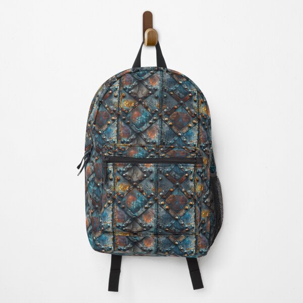 Item preview, Grungy Riveted Metal Crosshatch Pattern designed and sold by NTGUILTY.