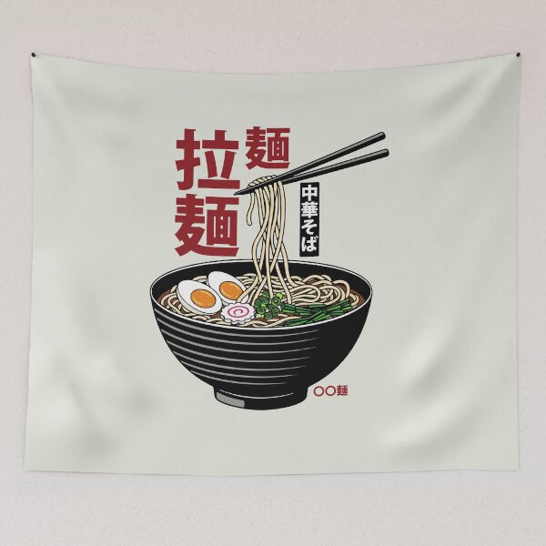 Item preview, Delicious Ramen Bowl Japanese Noodle Art designed and sold by IAPICTURE.