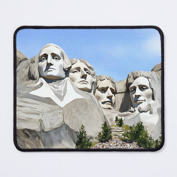Item preview, Mount Rushmore South Dakota Watercolor designed and sold by Magnolia Valley Art.