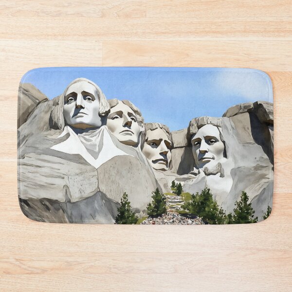 Item preview, Mount Rushmore South Dakota Watercolor designed and sold by Magnolia Valley Art.