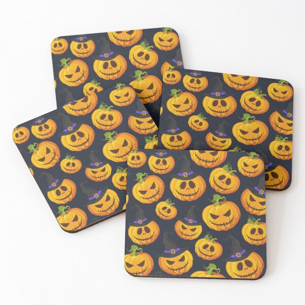 Item preview, Jack-o'-lantern Witch Hat Halloween Pumpkin Pattern designed and sold by SandyMDesigns.