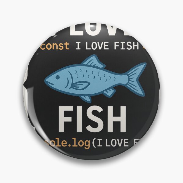 Item preview, Code & Fish Love – Dev Life Meets Aquatic Passion designed and sold by SebastianDN.