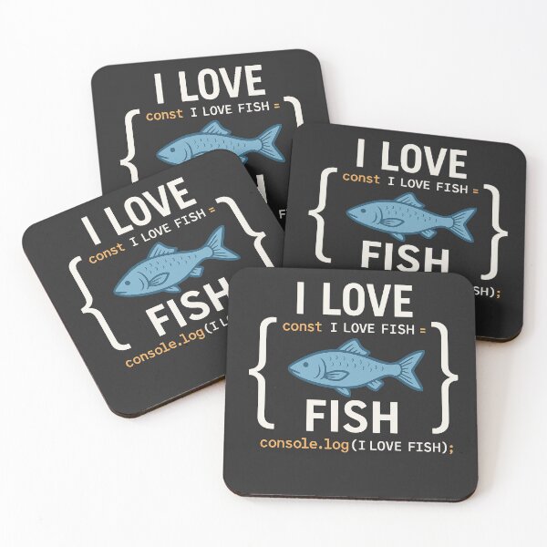 Item preview, Code & Fish Love – Dev Life Meets Aquatic Passion designed and sold by SebastianDN.