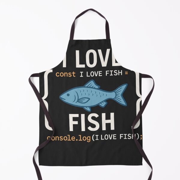 Item preview, Code & Fish Love – Dev Life Meets Aquatic Passion designed and sold by SebastianDN.