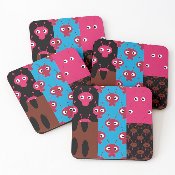 Item preview, Pattern Aliens Colors Art Design Creature Space designed and sold by ART ATTACK ZONE.
