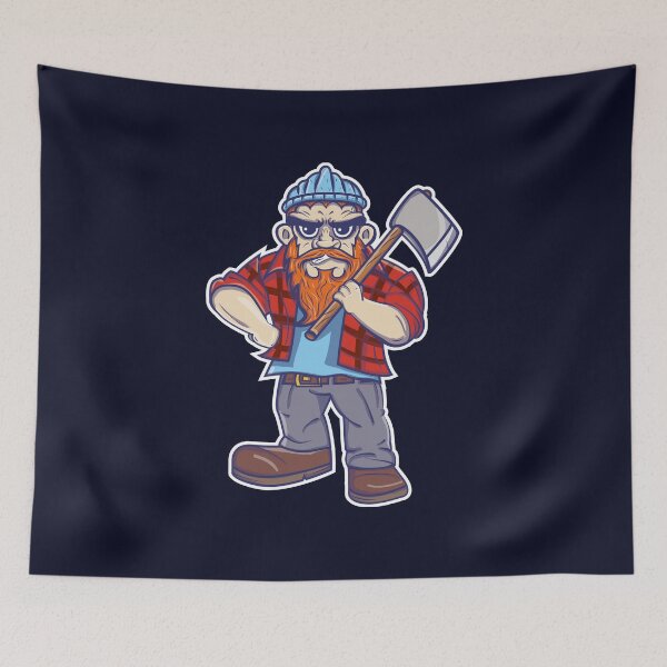 Item preview, angry lumberjack designed and sold by MerlinWear.