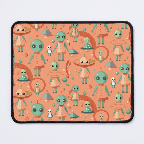 Item preview, Space Cosmos Aliens Ufo OVNI Art Colors designed and sold by ART ATTACK ZONE.