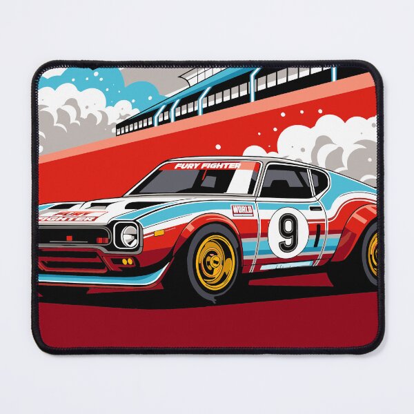 Item preview, Vintage Classic Car Fury Fighter designed and sold by PrintCarClub.