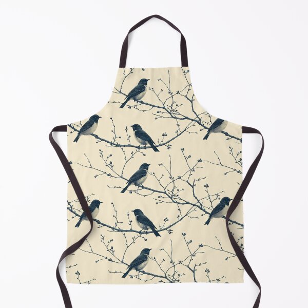 Item preview, Elegant Blue Birds on Winter Branches designed and sold by NTGUILTY.