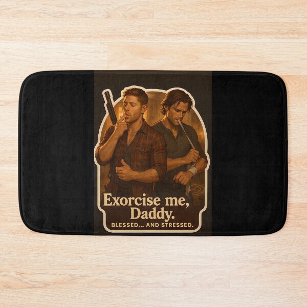 Item preview, Exorcise Me, Daddy – Supernatural Blessed & Stressed Sticker designed and sold by MAVNALE.