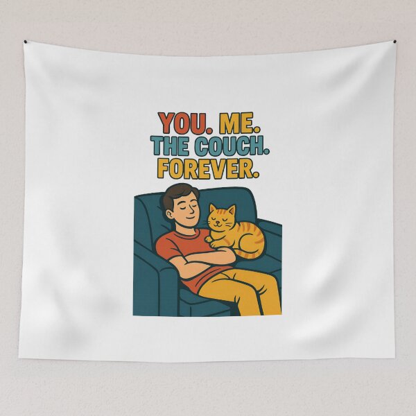 Item preview, You. Me. The Couch. Forever. – Pop Art Edition designed and sold by ALITOPRINCE.