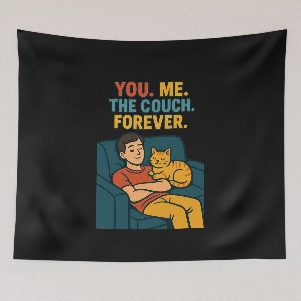 Item preview, You. Me. The Couch. Forever. – Pop Art Edition designed and sold by ALITOPRINCE.