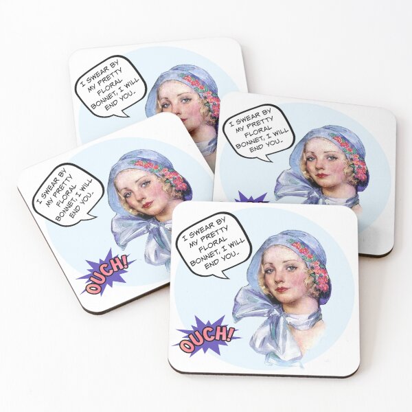 Item preview, I Swear By My Pretty Floral Bonnet! - Office/Women's Humor designed and sold by SSustainable.