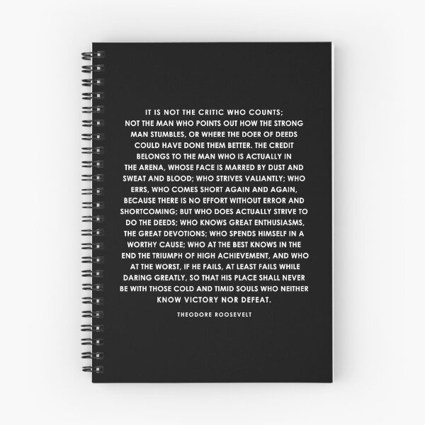Item preview, The Man in the Arena - Theodore Roosevelt designed and sold by corbrand.
