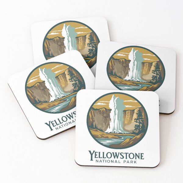 Item preview, Yellowstone National Park - US  designed and sold by GoodOldVintage.