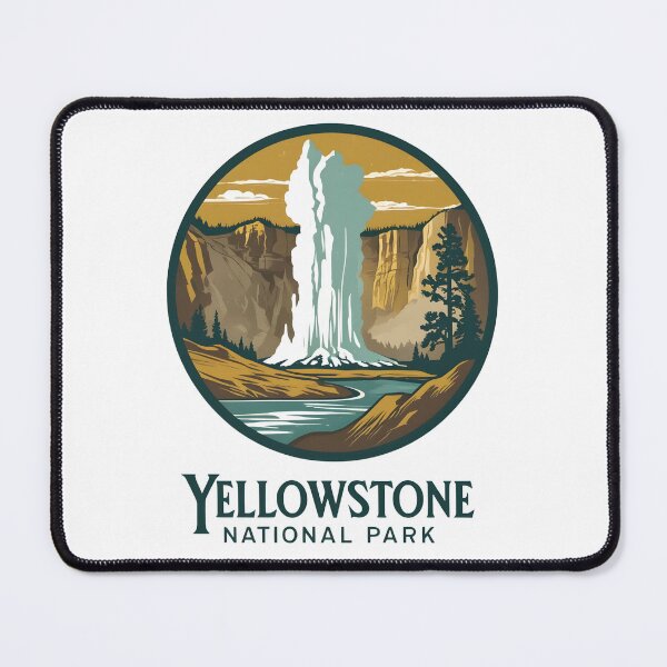 Item preview, Yellowstone National Park - US designed and sold by GoodOldVintage.