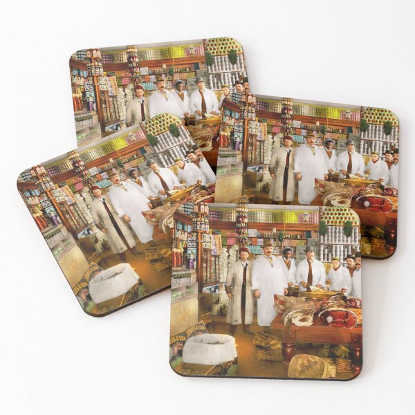 Item preview, Butcher - Food pyramids 1905 designed and sold by Mike Savad Photography.