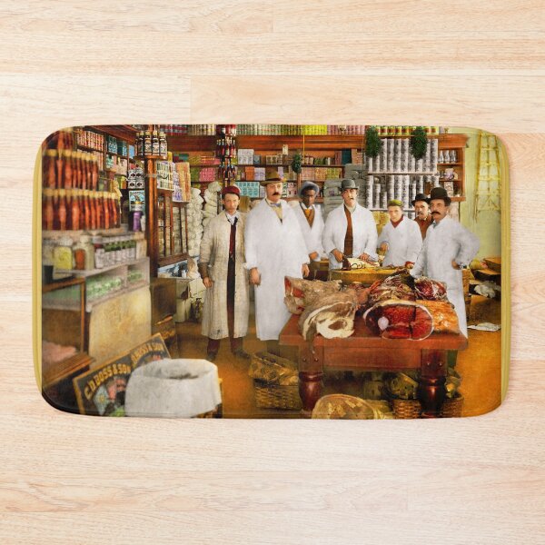 Item preview, Butcher - Food pyramids 1905 designed and sold by Mike Savad Photography.