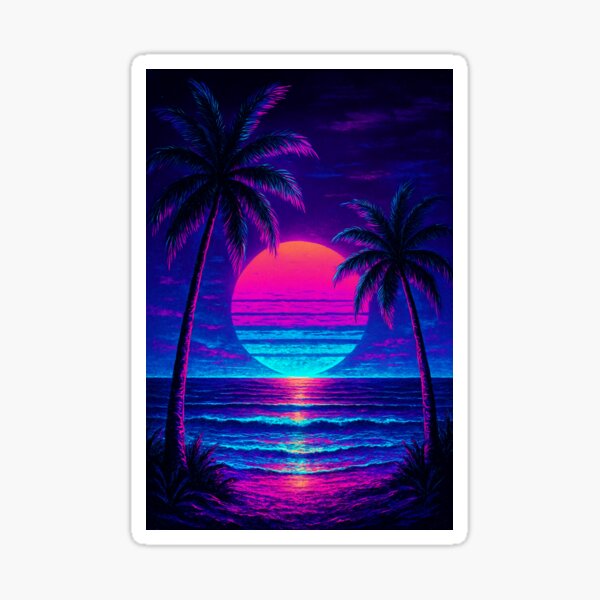 Item preview, Neon beach case designed and sold by TheProphet69.