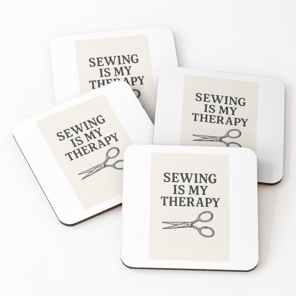 Item preview, Sewing Is My Therapy – Scissors Edition designed and sold by StitchMySoul.