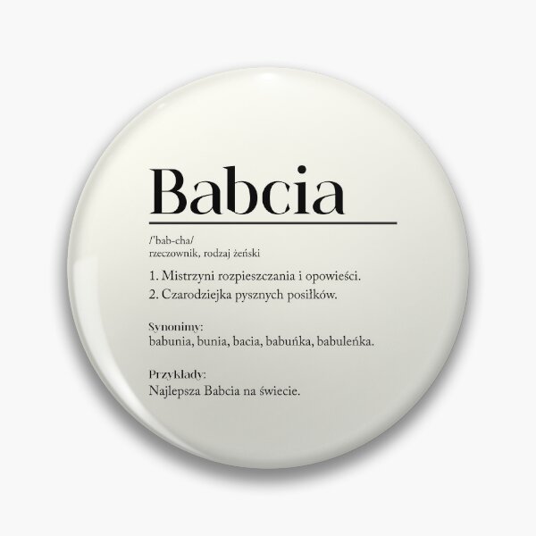 Item preview, Polish Babcia Definition designed and sold by besensible.